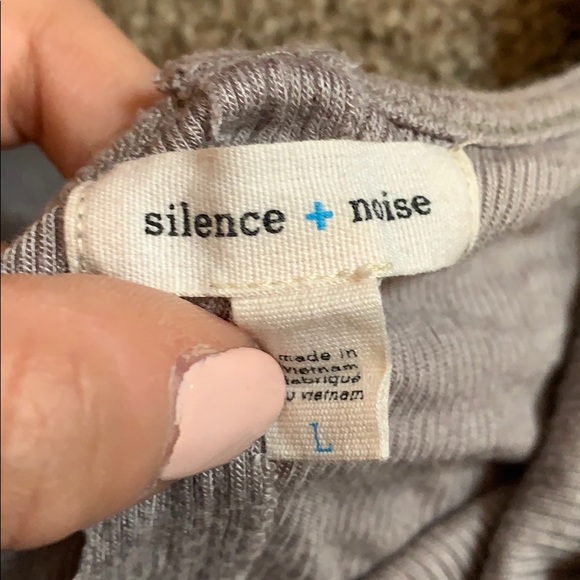 Gray/Brown Silence + Noise Tank Top - Picture 4 of 4